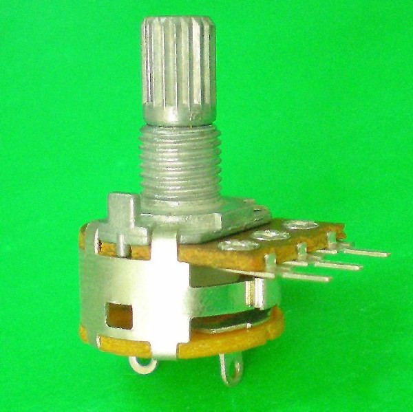 Potencjometr obrotowy 5K Ohm B (liniowy) z wyłącznikiem l=15mm