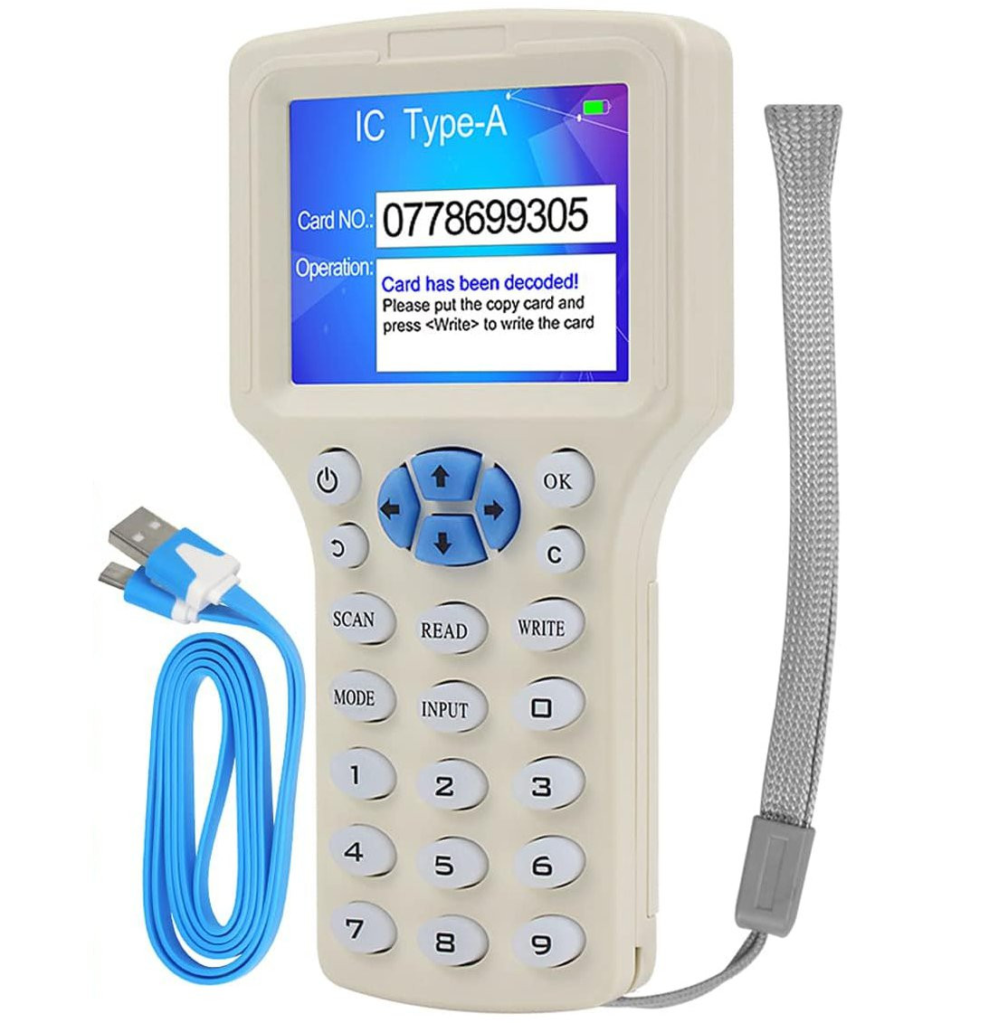 Programator/kopiarka RFID 125kHz/13.56MHz