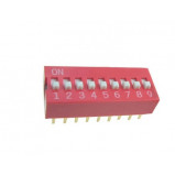 DIP Switch x9 Czerwony l=19szt