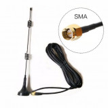 Antena GSM 433MHz 5dbi SMA 26cm magnes